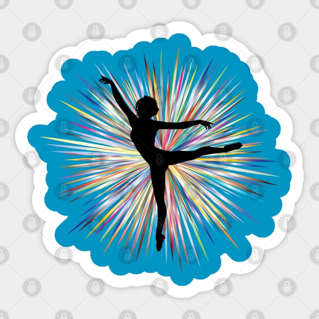 Ballet Dancer Arabesque Pose Sticker by xena